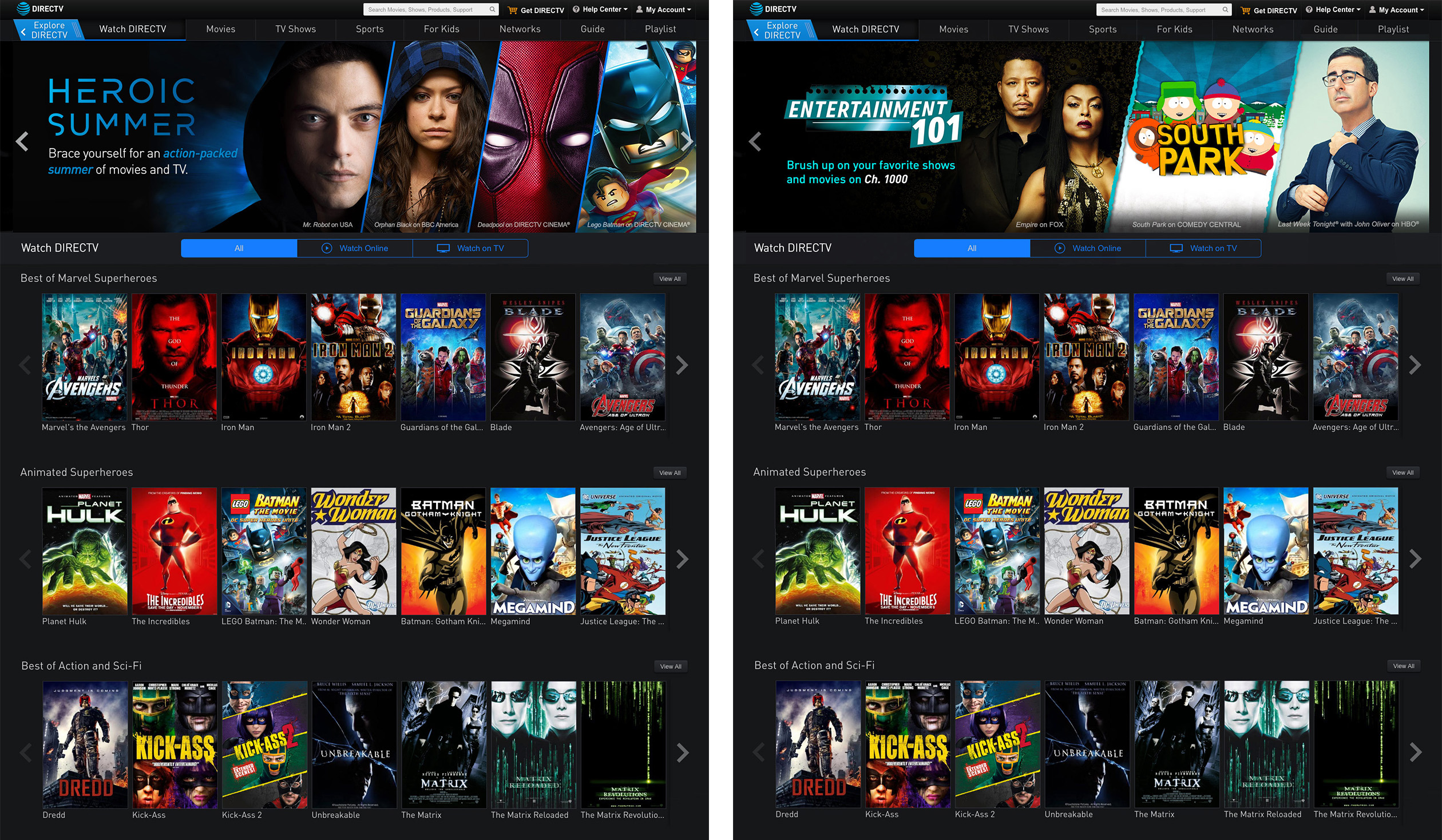 Heroic summer, entertainment 101