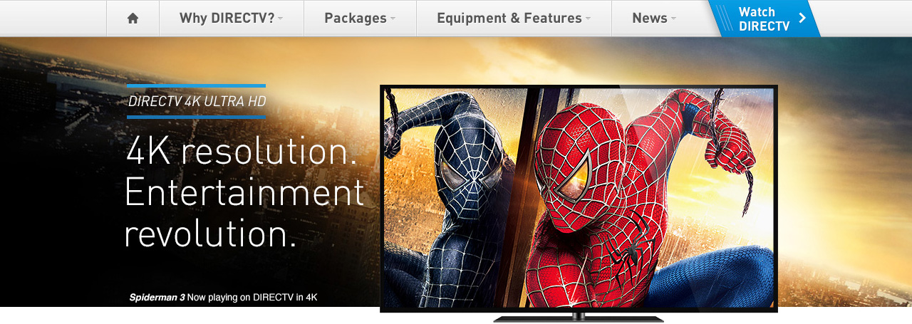 DIRECTV marketing hero - Spider Man